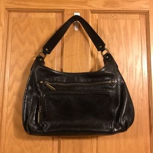 Cole Haan black leather shoulder bag/purse